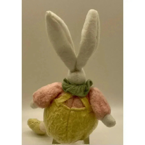 Easter Bunny‎ Rabbit Shelf Sitter Plush Figure 8” Sitting 12.5” Overall Length - Picture 3 of 3
